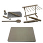 SET 8 ACCESSOIRES pour PÂTES FRAÎCHES FAITES MAISON en BOIS