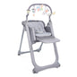 Chicco, Polly Magic Relax Seggiolone Pappa per Bambini 0 Mesi - 3 Anni, Grigio, 580.0 X Mm X 900.0 X Mm X 285.0