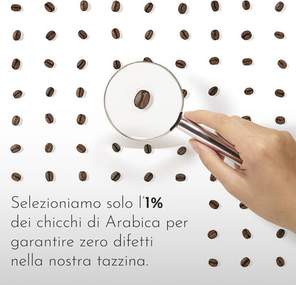 illy, Caffè in Capsule Iperespresso Arabica Selection Etiopia, 100% Arabica con Note di Gelsomino, Fiori d'Arancio e Camomilla, Gusto Delicato, 6 Confezioni da 18 (108 Capsule Totali)