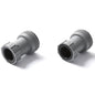Bestway 58236 Adattatore tubo per piscina fuori terra, Grigio, 2 pezzi
