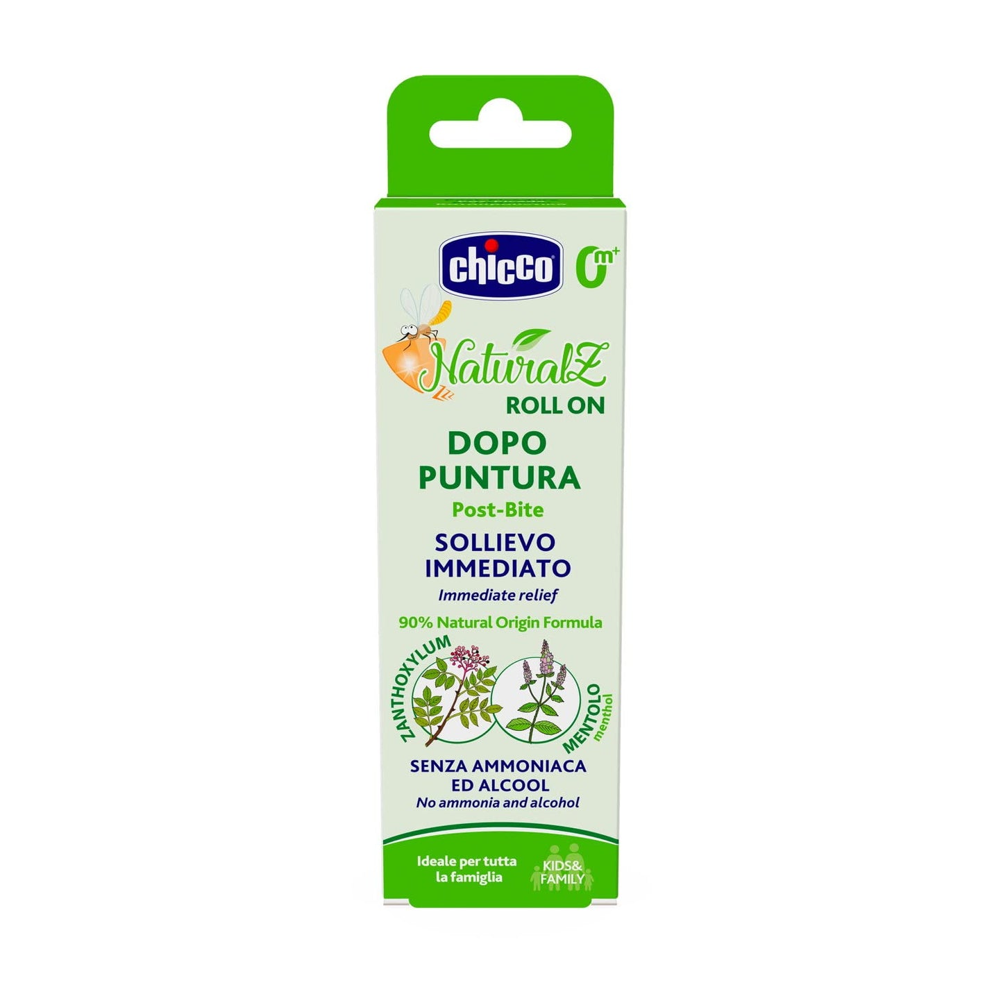 Chicco Roll On Dopopuntura, Protezione Naturale dagli Insetti - 10 ml