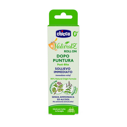 Chicco Roll On Dopopuntura, Protezione Naturale dagli Insetti - 10 ml