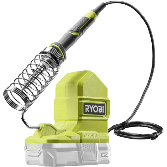 Ryobi RSI18-0 Soldering Iron 18V ONE+, Battery Not Included, for Precision Work, Adjustable Temperature from 200° to 480° C, Ergonomic Handle, LED Light Included