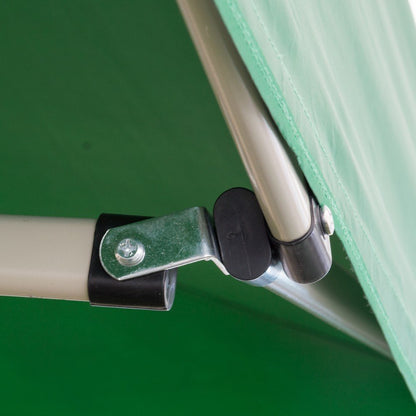 EverGreen Gazebo richiudibile 3x3 m pieghevole telo verde in PVC 100% impermeabile 9007