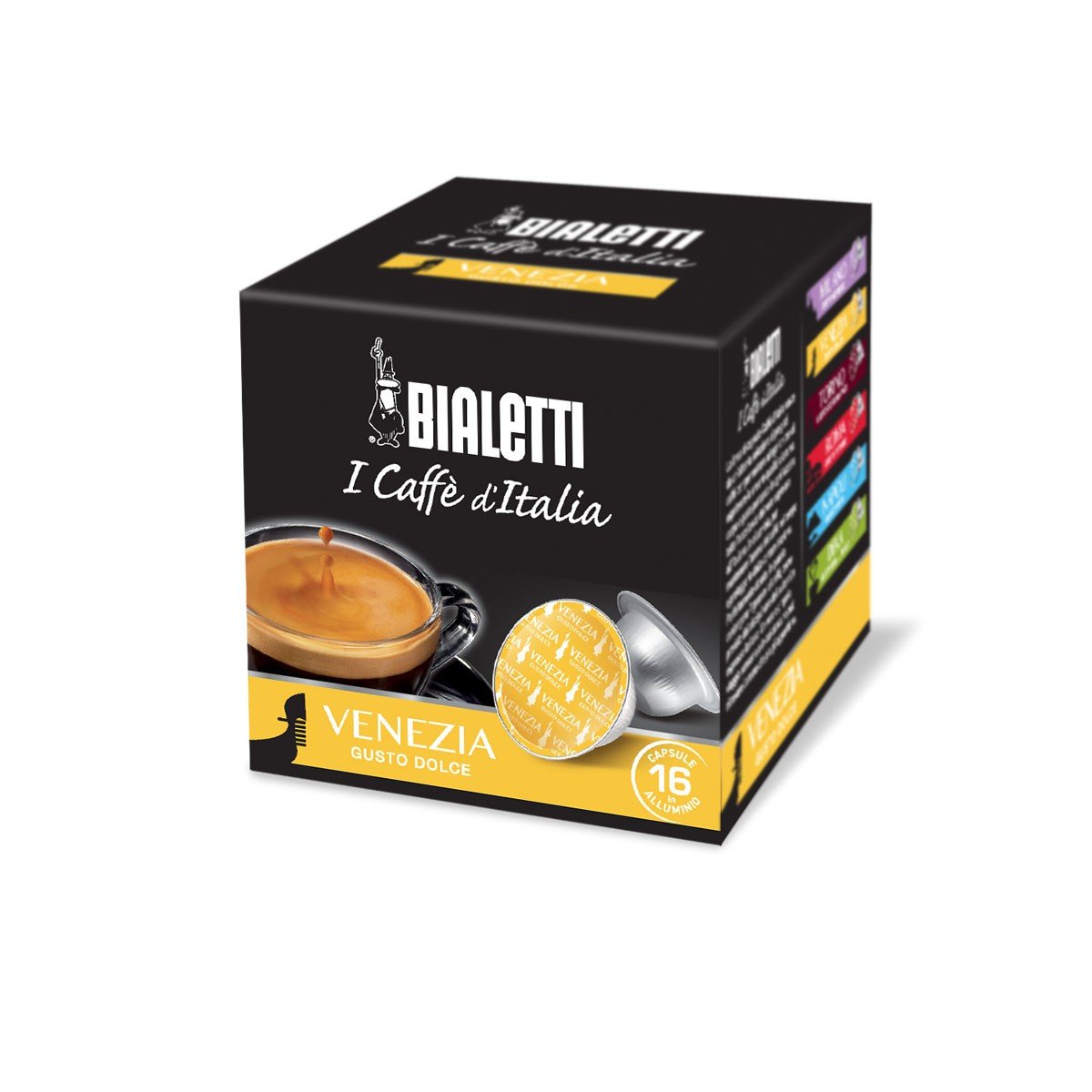 Bialetti Capsule Venezia - Set 8 confezioni da 16 capsule