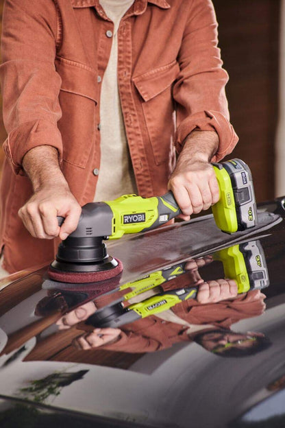 Ryobi R18P-0 Lucidatrice a Batteria 18V One+ a Velocità variabile 3.000 - 7.500 g/min,