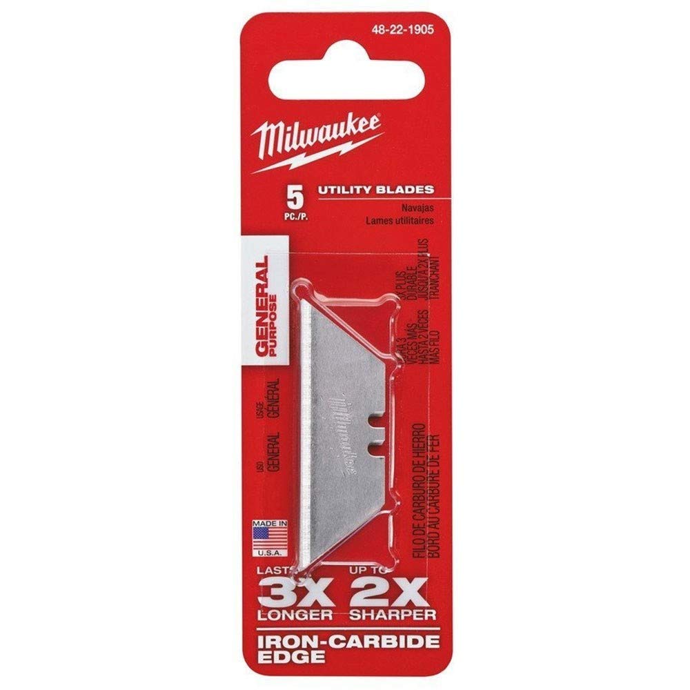 Milwaukee 48221905 Lame per Utensili 5PK GP per Taglierino Retrattile