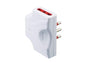 ROSI RS78132 Emilia Tripla Spina Extra Piatta Bianca 3 Poli 16A 250V | 3 Prese 3P 16A