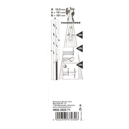 Milwaukee MIL2352371 – Punta a Spirale per Trapani