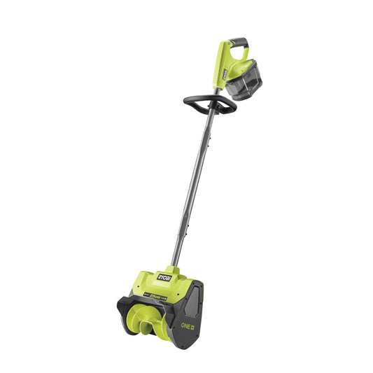Ryobi RY18ST25A-0, Spazzaneve a Batteria 18V One+, Fresa per Neve con Larghezza di Lavoro 25 cm, Profondità di sgombero 15 cm con Lama in Plastica, Maniglia Regolabile e Impugnatura Ergonomica