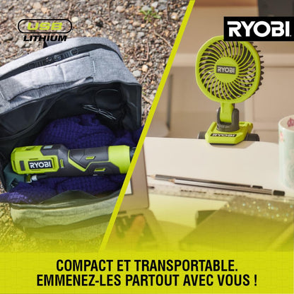 RYOBI RHC4-120G Coupeur à chaud pour polystyrène rechargeable avec batterie 4V