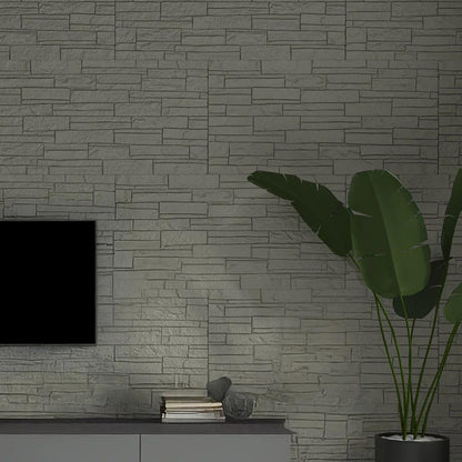 DIVINA HOME, Tortora, Pannello Decorativo 3D Effetto Pietra, PU, Moderno, 18 kg, 120 x 60 x 2,5 cm, Copertura 8,6 m², Rivestimento Murale