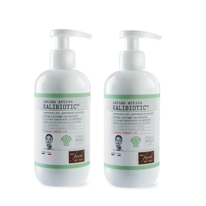 Fiocchi di Riso - Intimo attivo KALIBIOTIC™ Bipacco: 2 x 240ml - IGIENE INTIMA - Deterge e protegge naturalmente le mucose mantenendo un ambiente ostile alla proliferazione microbica. Pack riciclato