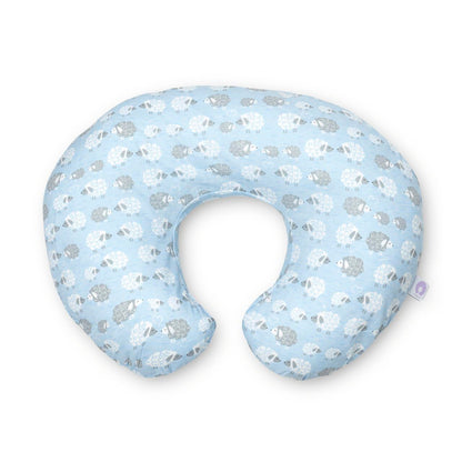 Support d'allaitement Boppy également connu sous le nom de coussin d'allaitement pour les nouveau-nés de 0 mois et plus, forme ergonomique avec soutien pour la mère et le bébé, soutien du nouveau-né pour l'allaitement et l'alimentation au biberon
