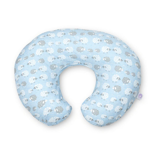 Support d'allaitement Boppy également connu sous le nom de coussin d'allaitement pour les nouveau-nés de 0 mois et plus, forme ergonomique avec soutien pour la mère et le bébé, soutien du nouveau-né pour l'allaitement et l'alimentation au biberon