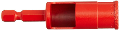 Milwaukee 49560515 Punta Diamantata Plus, 15 mm 5/8" Attacco Esagonale HEX