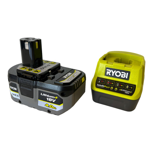 RYOBI Kit Energy | 1 Batteria Lithium+ 18V - 4,0 Ah Con Caricabatterie Rapido Compatto