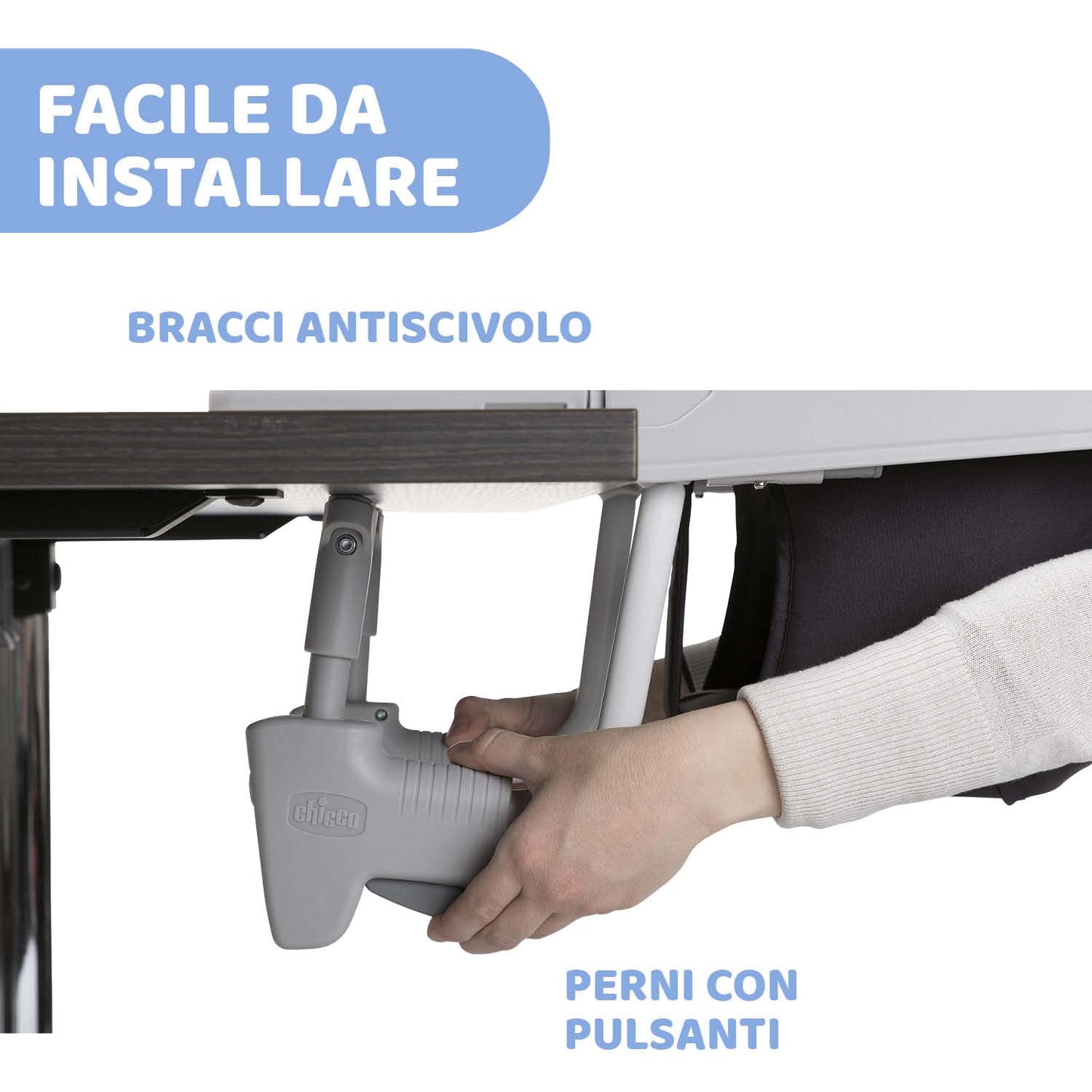 Chicco 360 Table Seat, for Baby Food with Rotation System, Washable, Transportable, 6 Months+