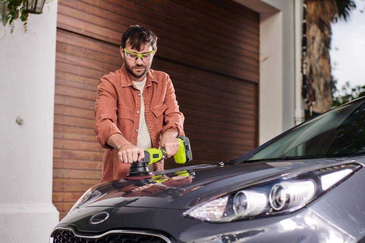 Ryobi R18P-0 Lucidatrice a Batteria 18V One+ a Velocità variabile 3.000 - 7.500 g/min,
