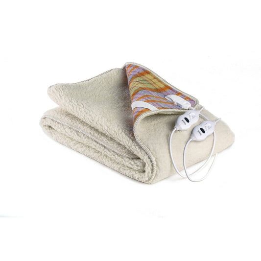 Scaldanotte LANCALOR Made in Italy 100% Lana Vergine Merinos Garanzia 5 Anni (SINGOLO 1 PIAZZA (150cm X 80cm))