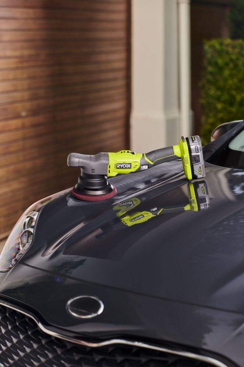 Ryobi R18P-0 Lucidatrice a Batteria 18V One+ a Velocità variabile 3.000 - 7.500 g/min,
