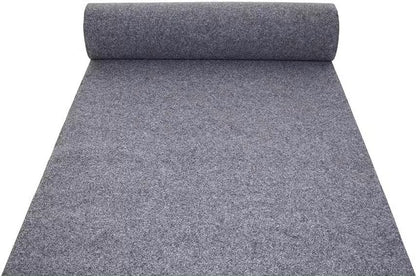 DIVINA HOME Tappeto Moquette Guida passatoia per Interno Esterno Grigia H 1 x 30 mt