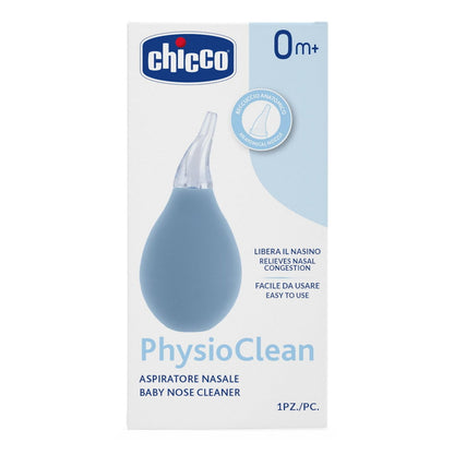 Physioclean Aspiratore Nasale Per Neonati, Pulisce il Naso Chiuso Dei Bambini In Modo Semplice e Delicato, Facile Da Usare Grazie Alla Sua Forma Ergonomica, Con Beccuccio Morbido, 0 Mesi+