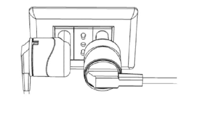 ROSI RS78029 Unika Adattatore Schuko Bianco | 90° Salvaspazio Spina 16A 2P+T S17