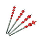 MILWAUKEE Set 4 Mecchie SPEED FEED Elicoidali Coniche per Legno Punte Rinforzate