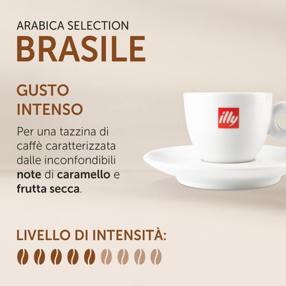 illy Capsule Caffè Iperespresso Arabica Selection Brasile, 6 Confezioni da 18 Capsule, Totale 108 Capsule