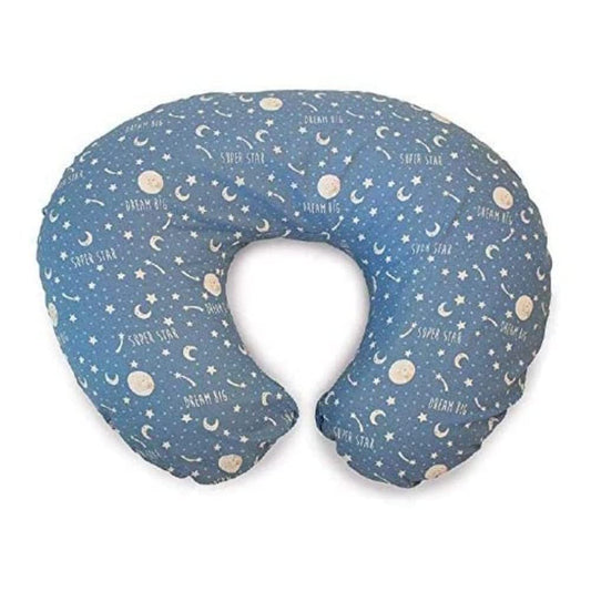 Chicco Boppy Supporto Allattamento anche conosciuto come cuscino per Neonati 0+ Mesi, Forma Ergonomica con Mamma e Bambino, Neonato al Seno col Biberon