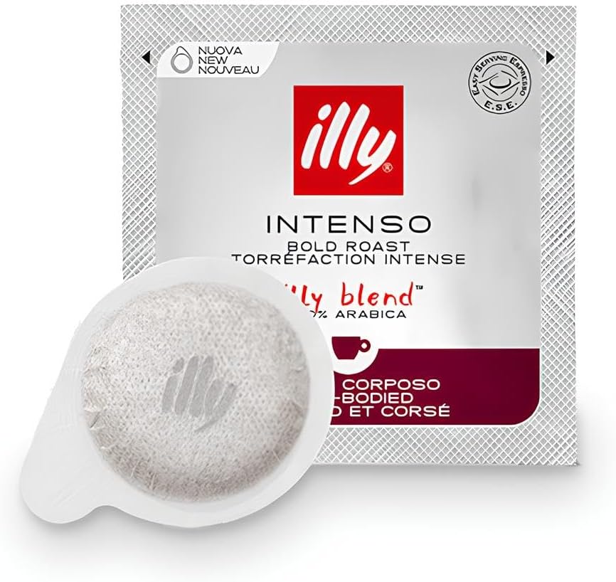 ILLY Selezione di 108 Cialde di caffè | Degustazione di 6 Confezioni da 18 Cialde caffe ESE Monodose, Tostatura Intenso, Forte
