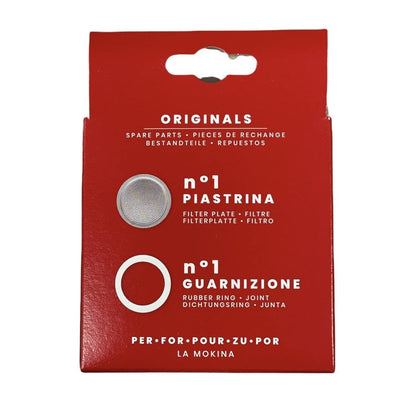Bialetti GUARNIZIONE E FILTRO RICAMBIO PER CAFFETTIERA MOKINA 1/2 TAZZA