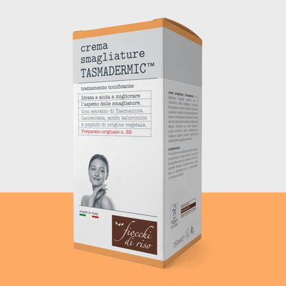 Fiocchi di Riso - Crema smagliature TASMADERMIC™ - 150ml - SMAGLIATURE - Idrata e aiuta a migliorare l'aspetto delle smagliature. Pack riciclato