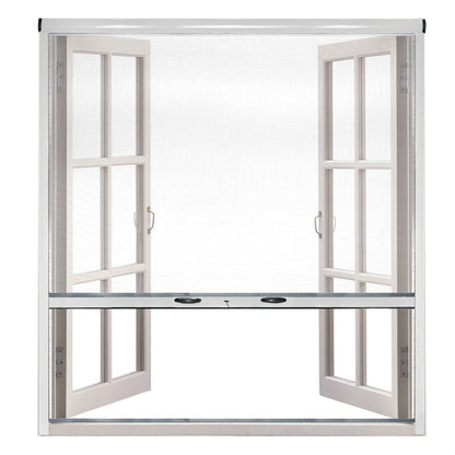 iperbriko Zanzariera a Rullo riducibile per Finestra Verticale Easy UP Bianca 60x150 cm