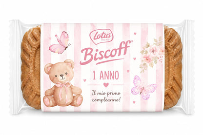 Lotus Biscoff Biscotti Personalizzati, Idea Regalo o Bomboniera per Compleanni, Comunioni e Battesimi