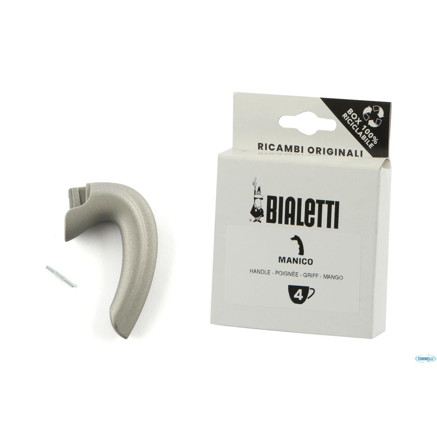 Bialetti 1 Manico per Moka Induction 4 Tazze