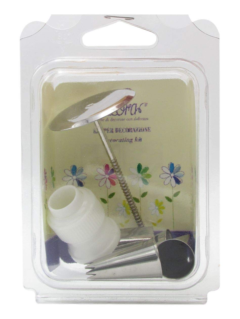 Decora - Kit per Decorazione per la Pasta di Zucchero, in Acciaio Inox