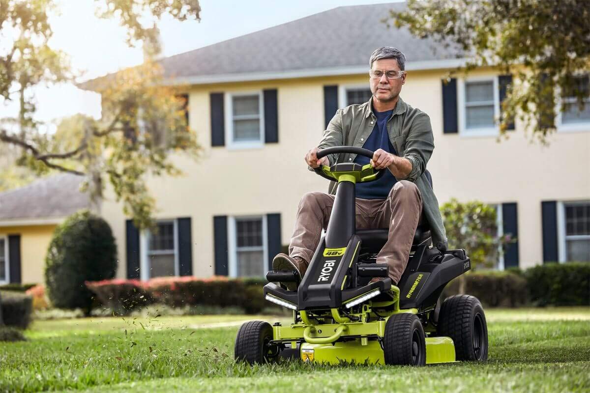 Rider RYOBI 48V Brushless Cutting 76 cm RY48RM76A