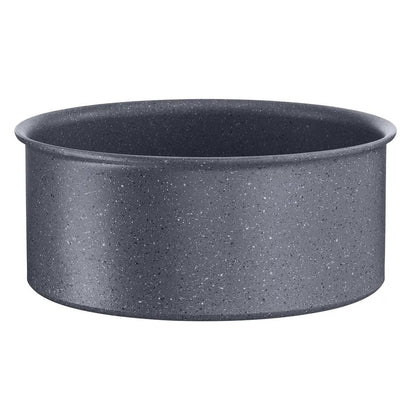 Lagostina Ingenio Mineralis Green Set Padelle Antiaderenti in Alluminio, Induzione,13 Pezzi 2 padelle 1 Casseruola 1 Tegame 1 Wok 3 coperchi Vetro 1 Coperchio Plastica 3 Proteggi Padella 1 Manico