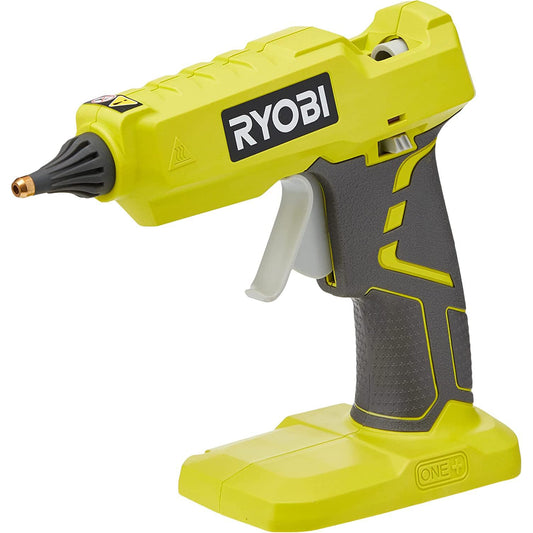 Ryobi R18GLU-0 Pistola per Colla a Caldo a Batteria 18V ONE+, Batteria non Inclusa, Si Riscalda in 3 Minuti, Autonomia fino a 60 Cartucce