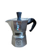 Bialetti Moka Express Omino Icona Limited Edition (Silver, 1 Tazza)