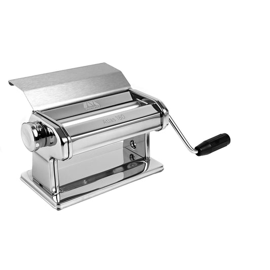Marcato Macchina per la Pasta Atlas 180 Slide, Pasta Maker, Sfogliatrice per Pasta Fresca, in Acciaio Cromato, per Lasagne e Panificati. Made in Italy.