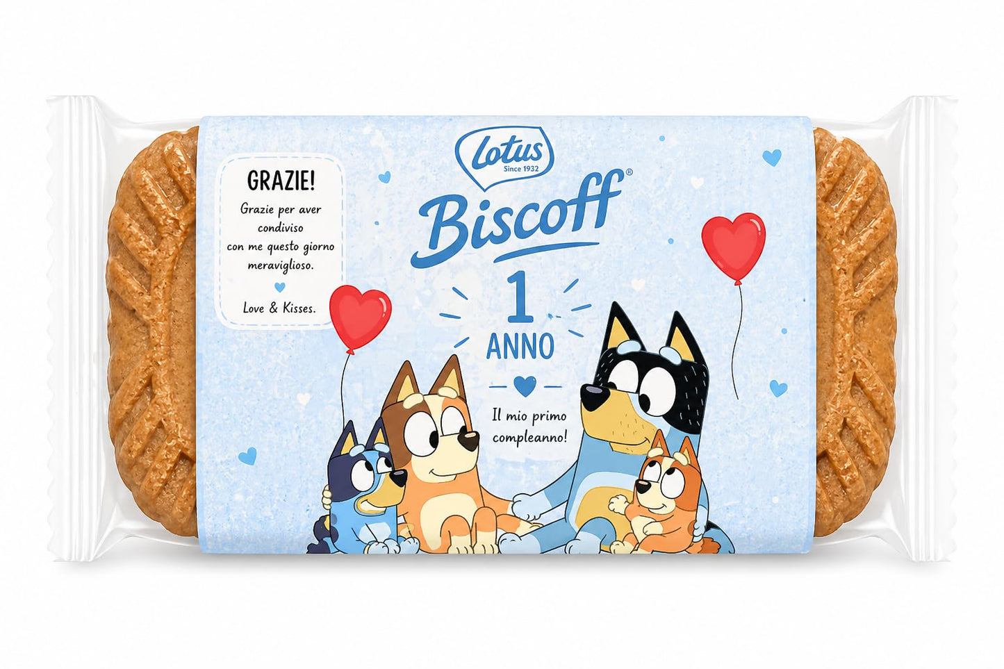 Lotus Biscoff Biscotti Personalizzati, Idea Regalo o Bomboniera per Compleanni, Comunioni e Battesimi