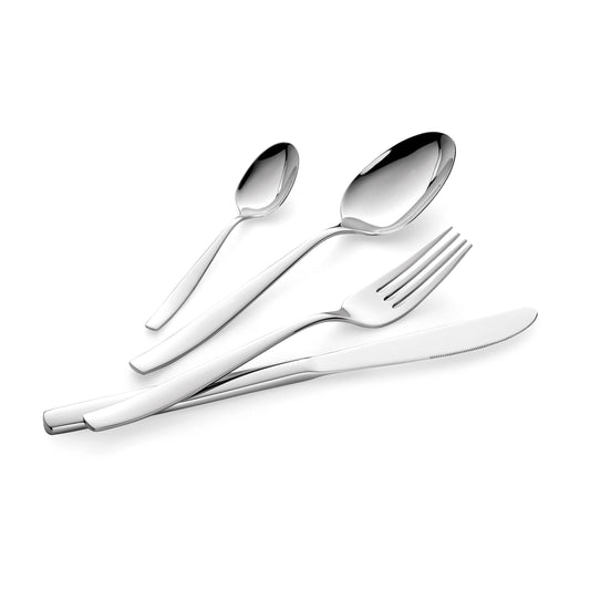 Lagostina Dalia set posate per 6 persone, Acciaio Inox 18/10, 24 pezzi, 6 Unità