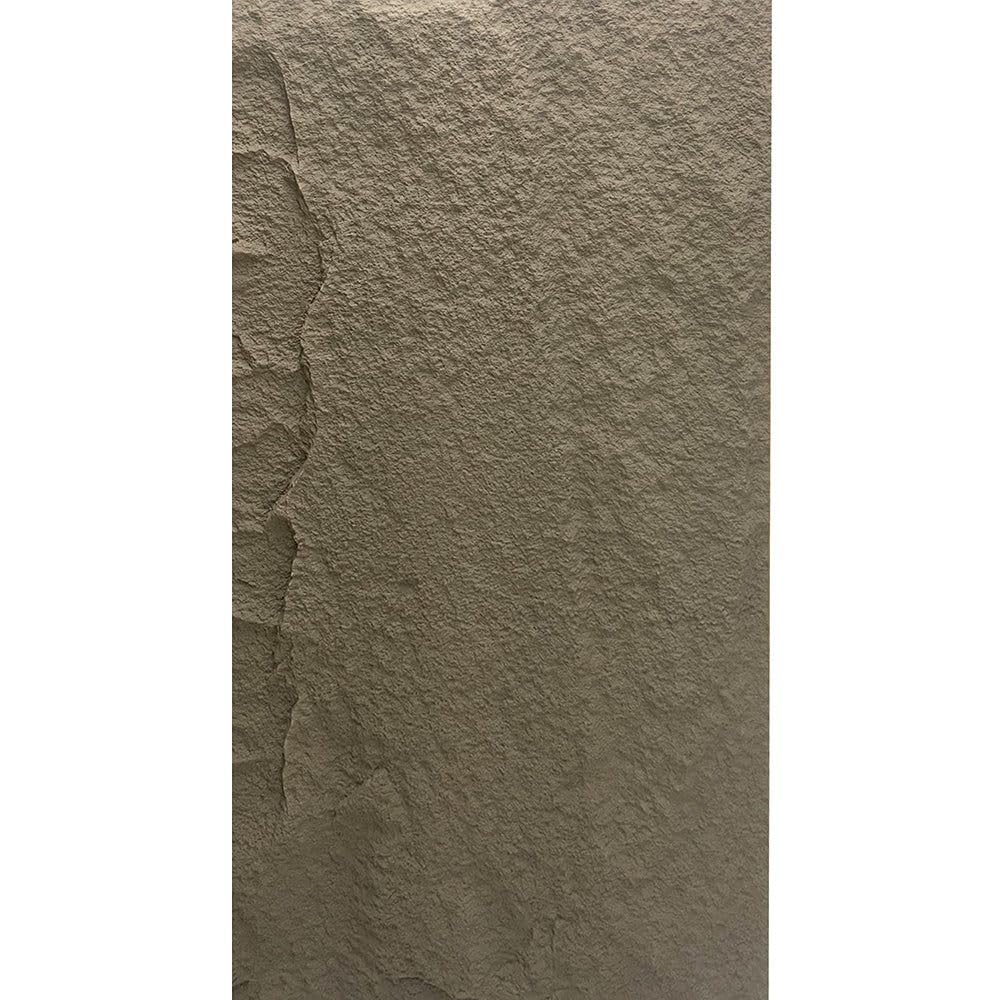 DIVINA HOME, Naturale, Pannello Decorativo 3D Effetto Roccia, PU, Moderno, 16 kg, 120 x 60 x 3 cm, 7,2 m², Grigio Vulcano