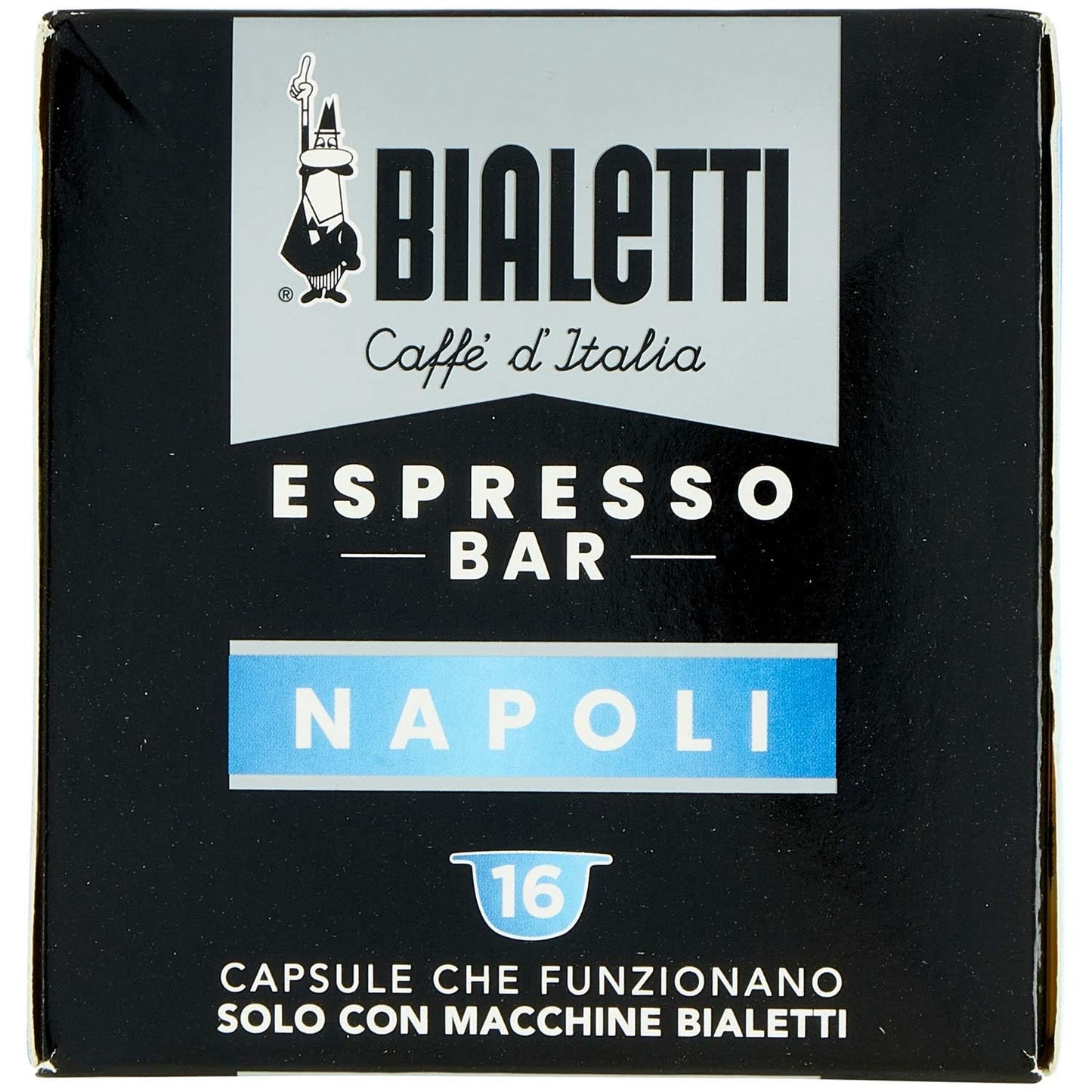 Bialetti Caffè Napoli Gusto Intenso 1 Scatolina da 16 Capsule