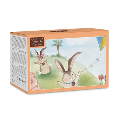 Fiocchi di Riso - COFANETTO CAMBIO COI FIOCCHI - Kit per un cambio pannolino coi fiocchi - Salviette Acqua NON Acqua, Pasta Cambio, Detergente Intimo Mioderm - IDEA REGALO