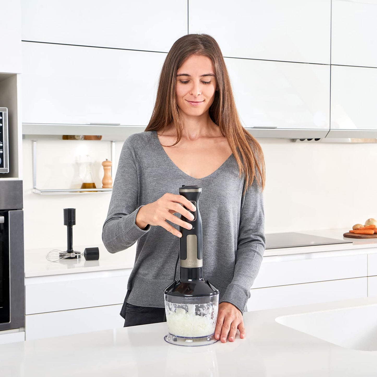 BLACK+DECKER Frullatore a Immersione, Nero, 1500 W
