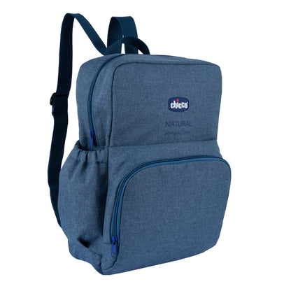 Chicco Borsa Zaino Fasciatoio, Zainetto Mamma Multifunzione, Con il Necessario per il Cambio, Soluzione per Viaggi, fasciatoio neonato, Igiene Fuori Casa, Kit Natural Sensation e Salviettine
